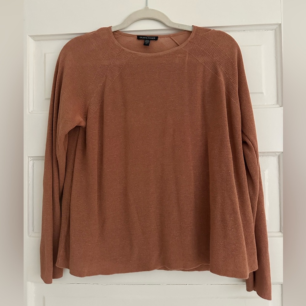 Eileen Fisher linen and cotton sweater